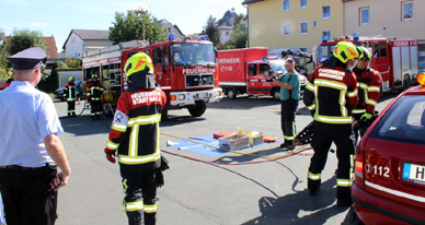 erste gemeinsame Leistungsprüfung THL der Feuerwehren Naila und Marxgrün am 20.09.2025